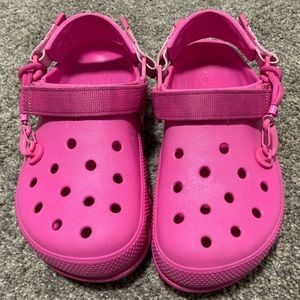 Used Post Malone Pink Crocs